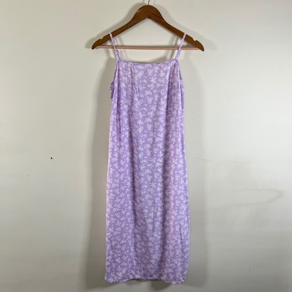 Billabong Dresses & Skirts - Billabong Dainty Floral Midi Dress Purple Size Medium Beach Bohemian Vacation